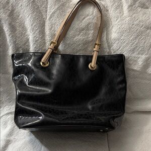Elegant Black Tote Bag